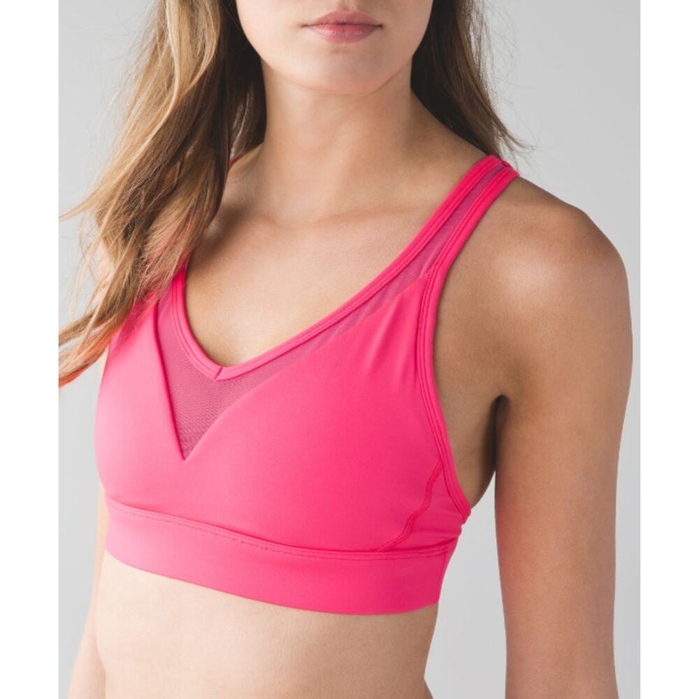 lululemon athletica Bright Pink Sports Bra
